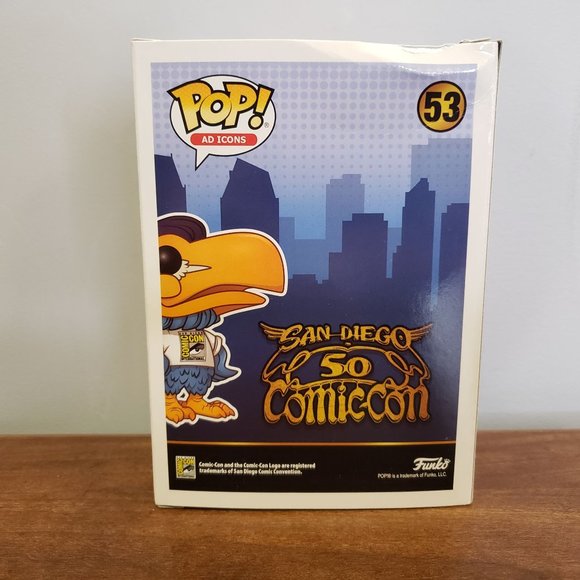 Funko Pop 53 Ad Icon Toucan SDCC 2019 Summer Convention Limited READ DESCRIPTION - Picture 4 of 9